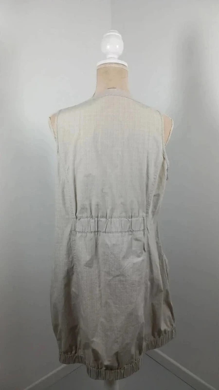 M&S Robe Saharienne Femme T44 L Beige Sable Cargo Sans Manches Poches Ceinture – M&S Mode – taille XL / 42 / 14 4