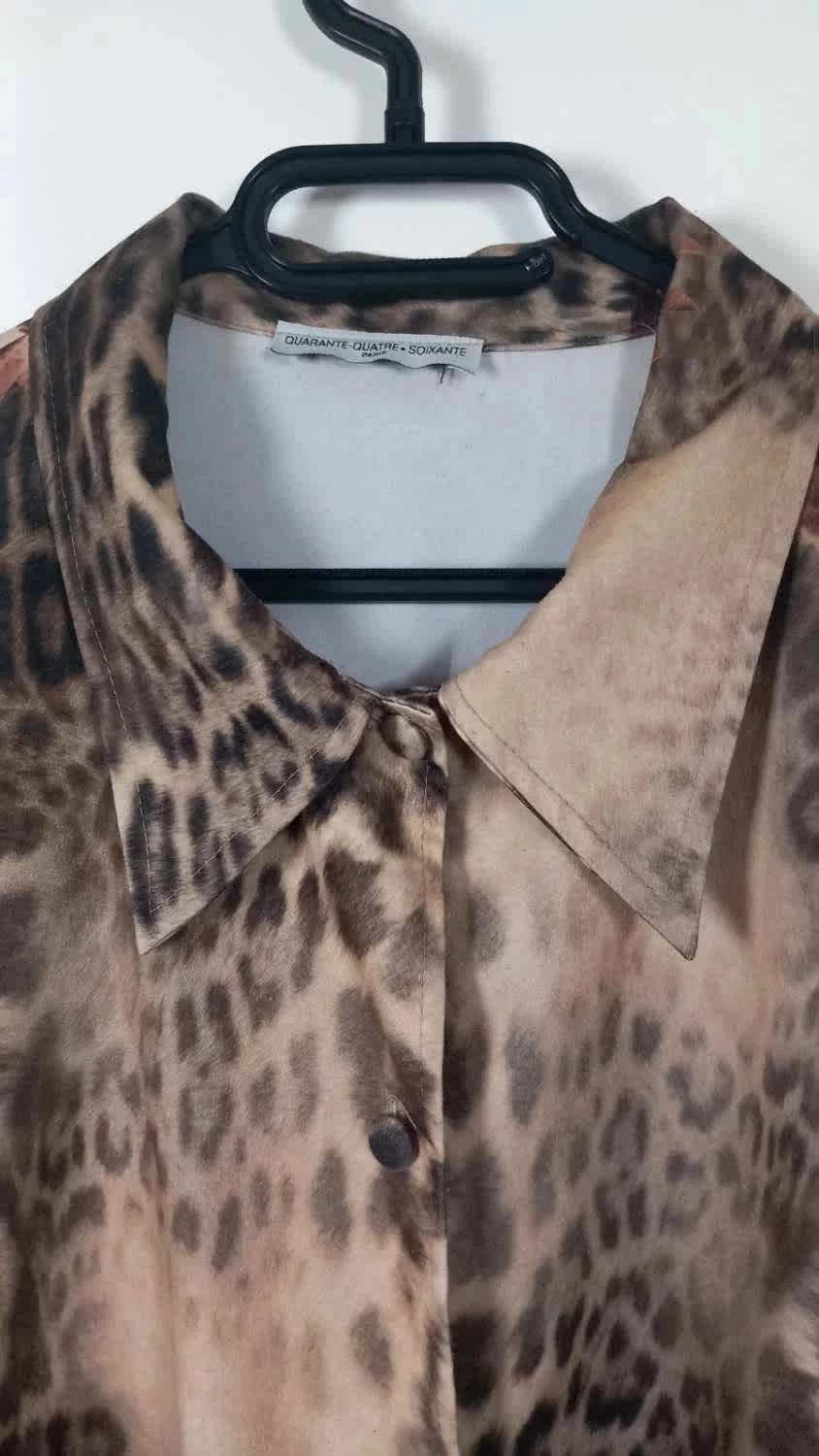 Chemise / Surchemise Vintage Leopard & Aigle – Quarante Quatre Soixante – T. 54 à 60 – quarante quatre soixante – taille 7XL / 54 / 26 4