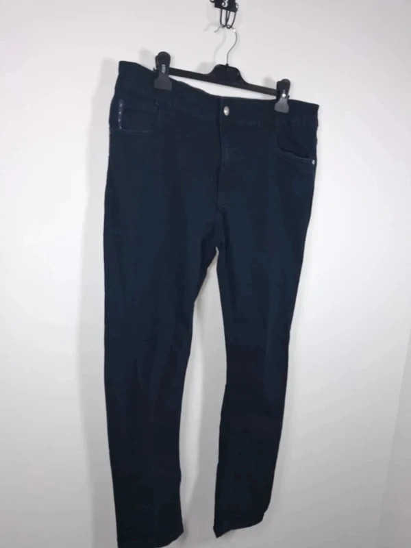 Pantalon Terre de Marins T46 Bleu Marine Indigo Stretch Ajusté
