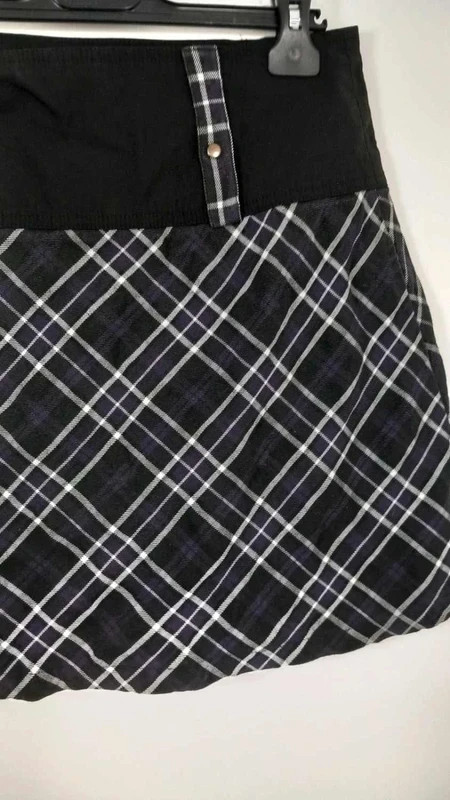 Jupe Cache Cache T38 M Carreaux Tartan Noir Gris Blanc – Cache Cache – taille S / 36 / 8 4
