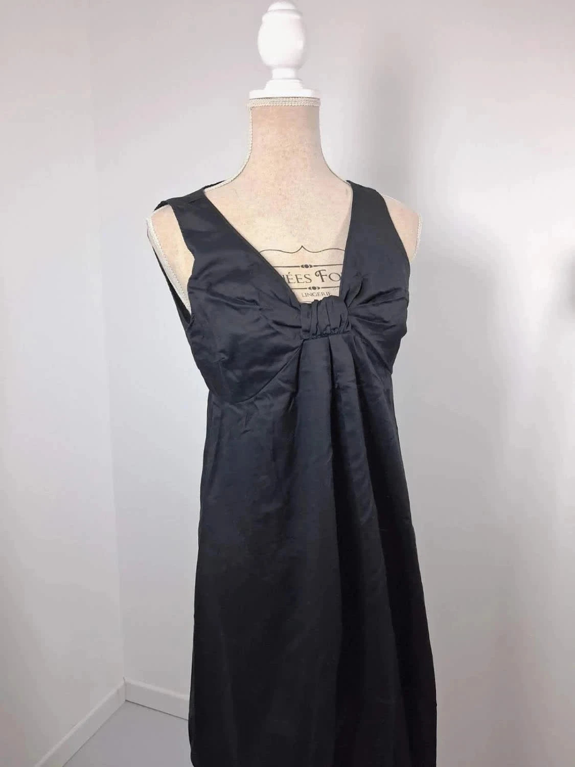 Robe Noire kwoman 100% Coton Taille 40 Neuve Sans Étiquette – K Woman – taille L / 40 / 12 2