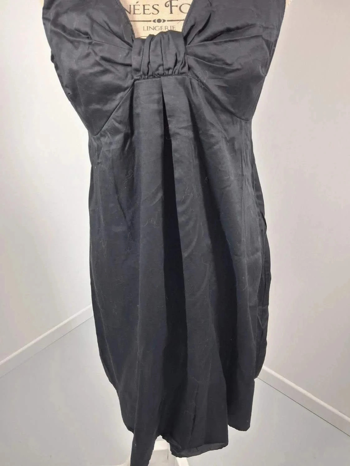 Robe Noire kwoman 100% Coton Taille 40 Neuve Sans Étiquette – K Woman – taille L / 40 / 12 4