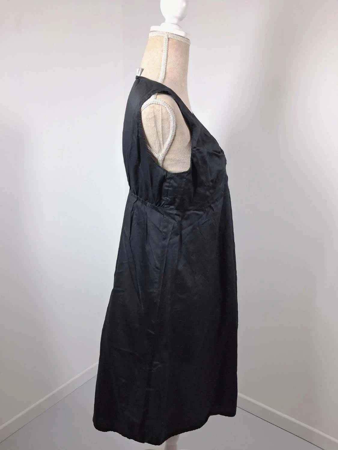 Robe Noire kwoman 100% Coton Taille 40 Neuve Sans Étiquette – K Woman – taille L / 40 / 12 5