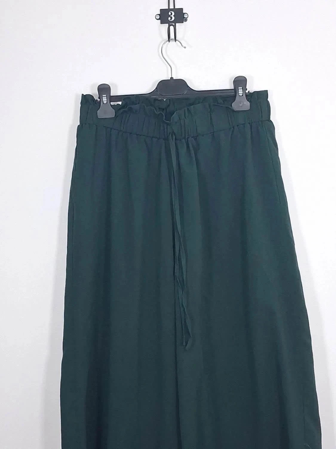 Pantalon Large Fluide Vert Sapin Shein Curve – Taille 0XL (44/46) – Shein – taille XXL / 44 / 16 3