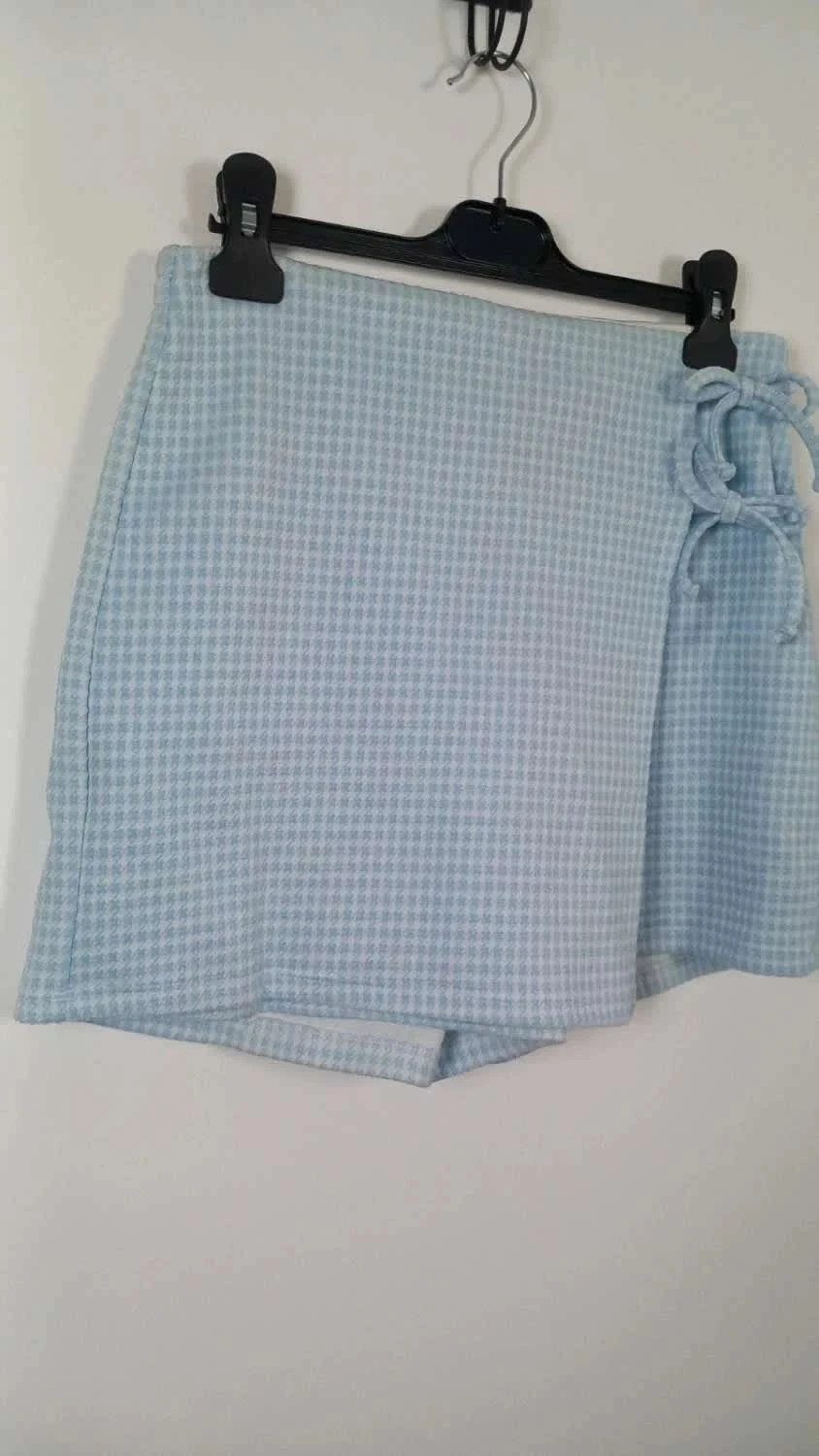 Jupe-Short Vichy Bleu & Blanc KIABI – Neuve – Taille S (36/38) – Kiabi – taille S / 36 / 8 2