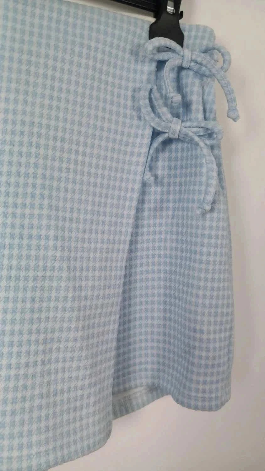 Jupe-Short Vichy Bleu & Blanc KIABI – Neuve – Taille S (36/38) – Kiabi – taille S / 36 / 8 5