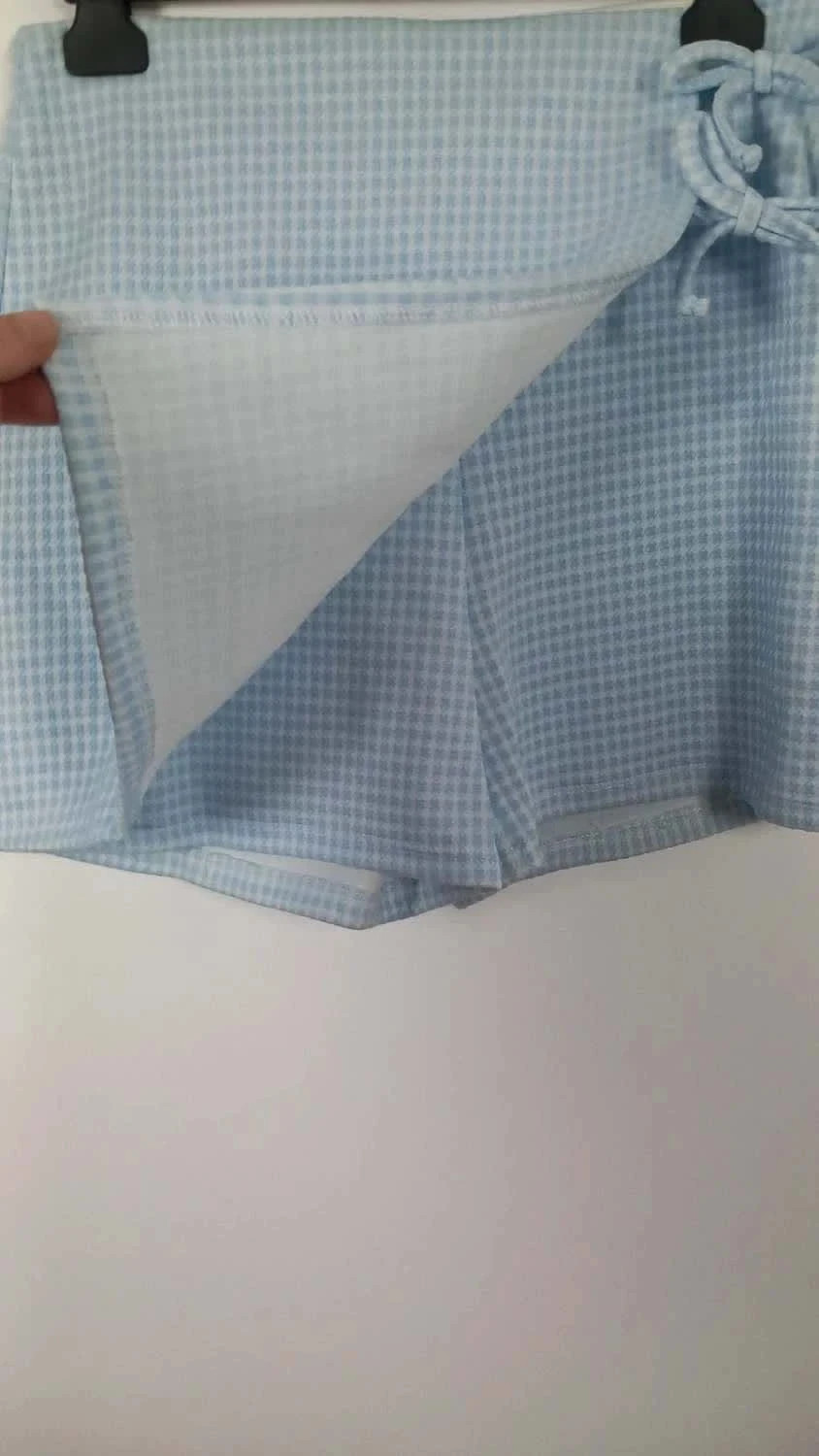 Jupe-Short Vichy Bleu & Blanc KIABI – Neuve – Taille S (36/38) – Kiabi – taille S / 36 / 8 4