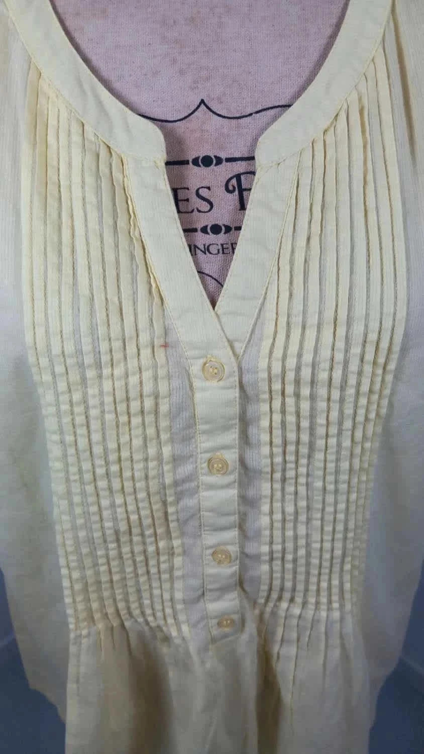 Tunique Scottage Jaune 100% Coton - Taille 6 (XXL/48) - NEUF sans étiquette – Scottage – taille 4XL / 48 / 20 4