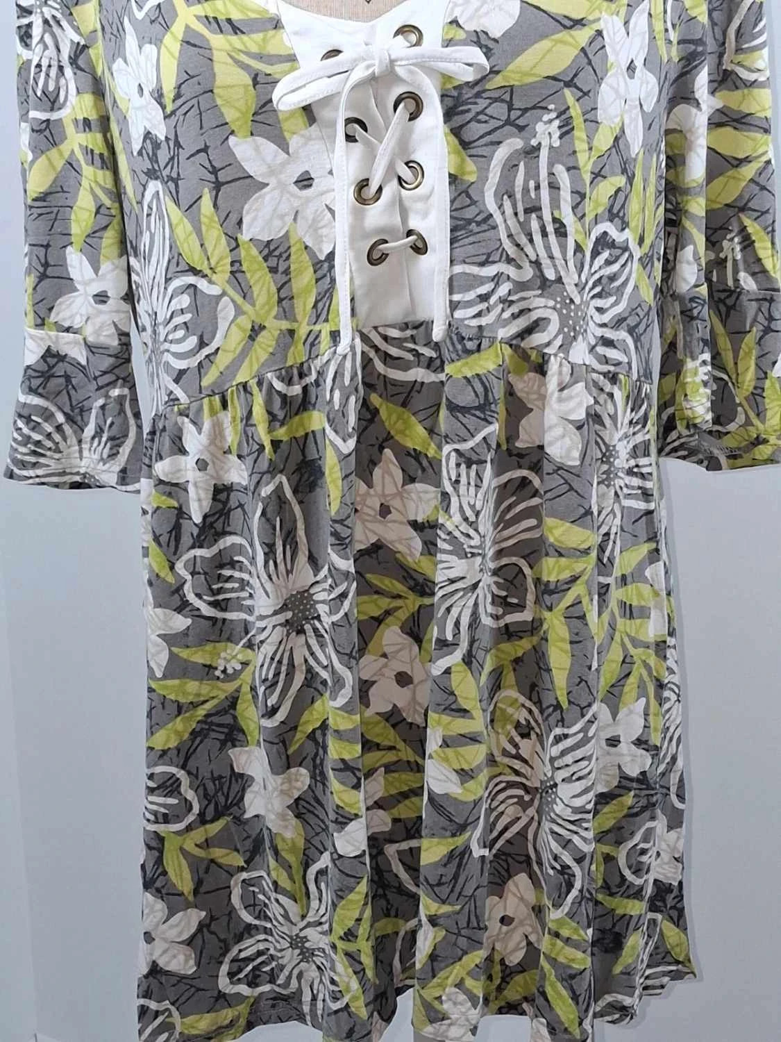 Tunique longue fluide fleurie style bohème chic Jacqueline Riu – Taille M – Jacqueline Riu – taille M / 38 / 10 5