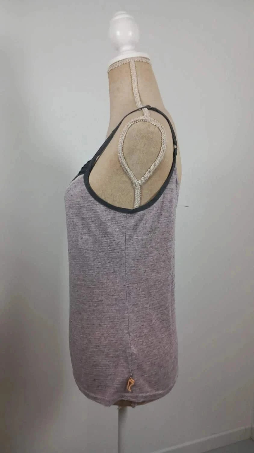 Top Caraco Marinière Lola Espeleta - Gris Chiné - Très Bon État - Taille M – Lola Espeleta – taille M / 38 / 10 4