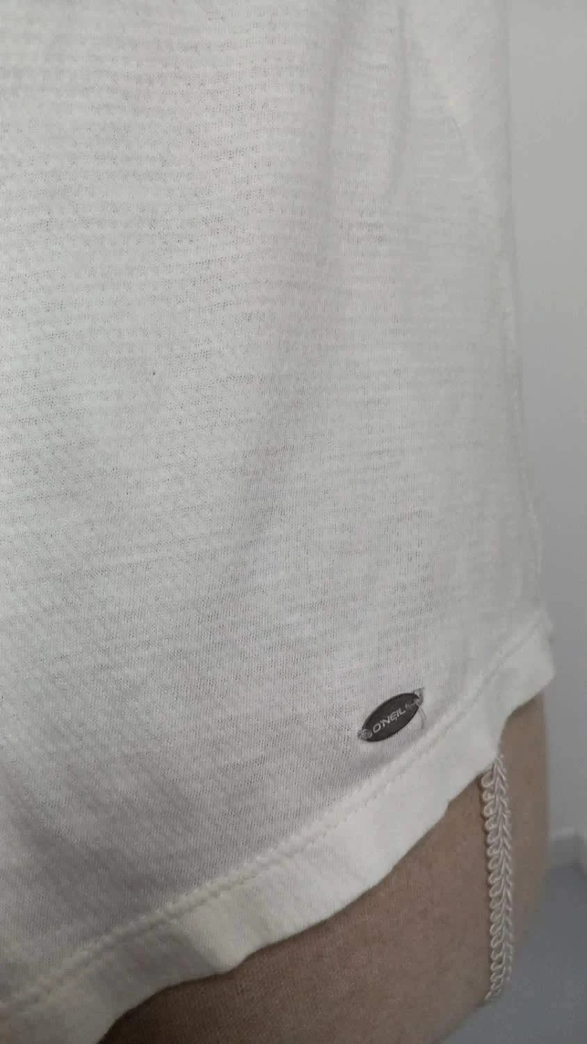 Débardeur O'neill Blanc Bohème - Taille S - Dentelle & Pompons – O'Neill – taille S / 36 / 8 4