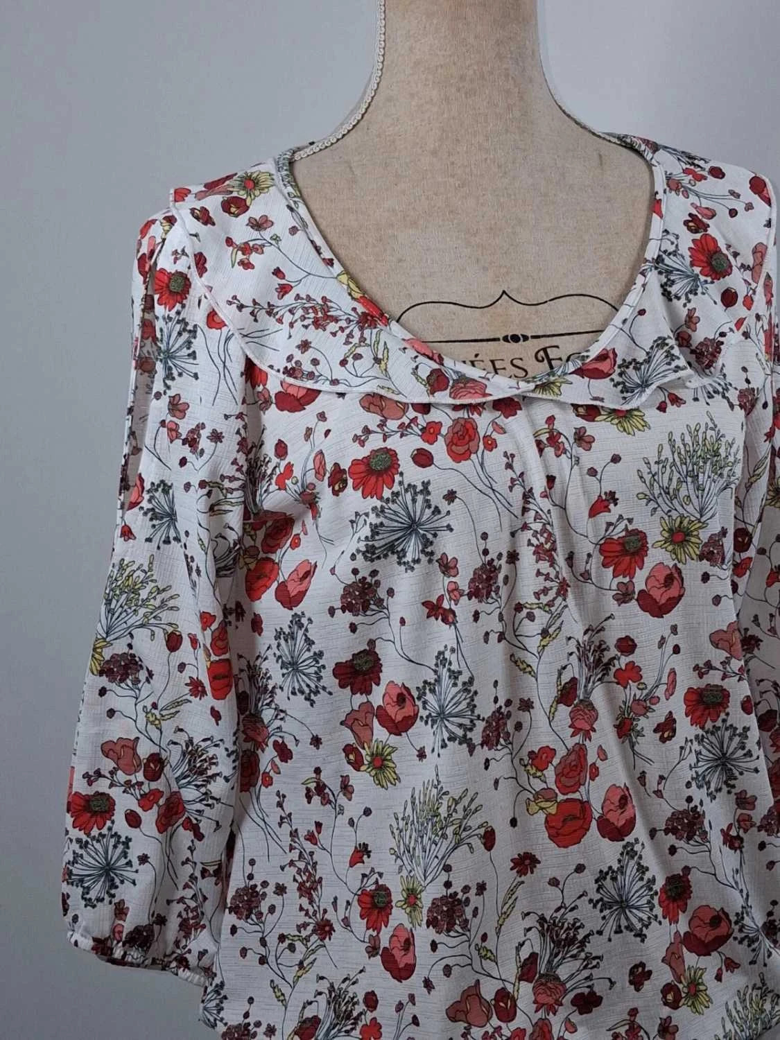 Blouse fluide fleurie Bréal – Excellent état – Taille 38 – Bréal – taille M / 38 / 10 2
