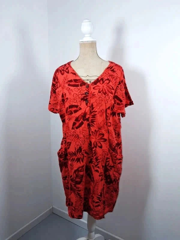 Robe mi-longue fleurie Coline – Style Bohème – Taille L