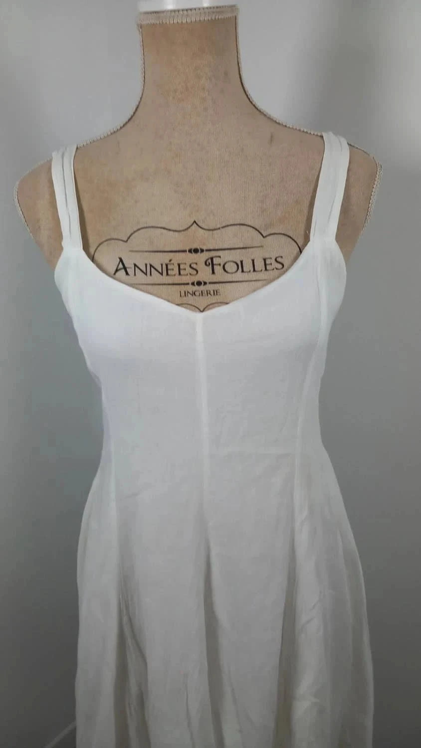 Robe Blanc du nil 100% Coton – Bohème Chic & Légère – NEUVE – Taille 2 – Blanc du Nil – taille M / 38 / 10 3