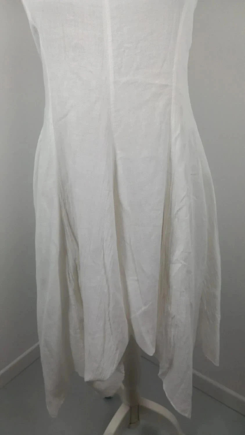 Robe Blanc du nil 100% Coton – Bohème Chic & Légère – NEUVE – Taille 2 – Blanc du Nil – taille M / 38 / 10 4
