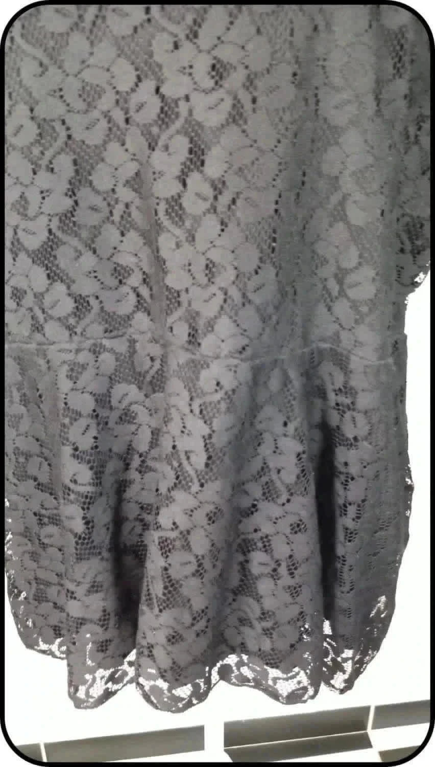🌸 Haut Péplum Dentelle noir – Élégance & Féminité Grande Taille ! 🌸 – taille 7XL / 54 / 26 5