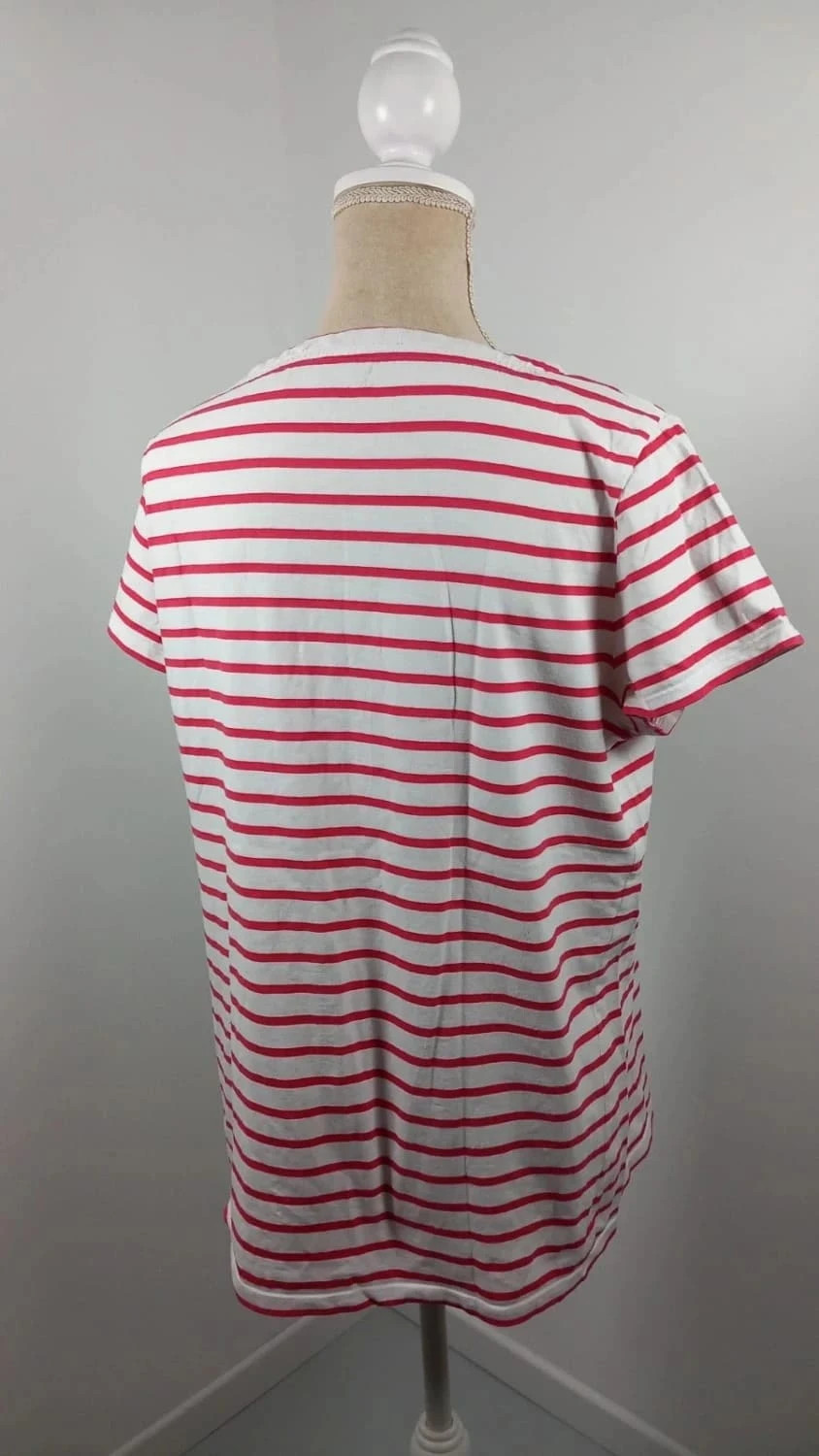 Marinière Terre de marins Rouge & Blanc – Neuf – Taille 5 (XL/XXL – Terre de Marins – taille XL / 42 / 14 5