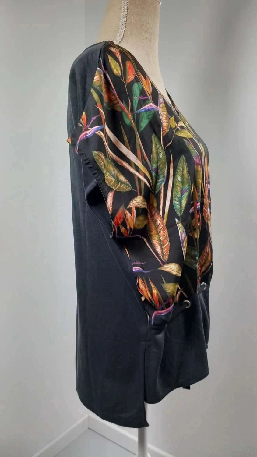 Blouse Fluide Camaieu Imprimé Tropical – Taille 38 – NEUVE – Camaïeu – taille M / 38 / 10 4