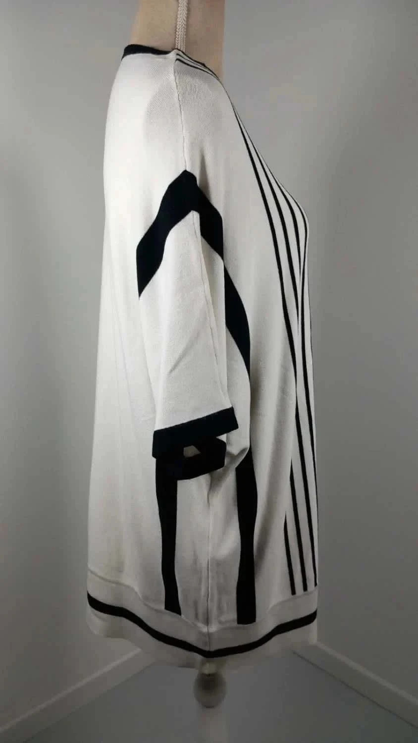 🖤 Haut Graphique Chic & Confort - Noir et Blanc - Taille 54/56 – taille 7XL / 54 / 26 4