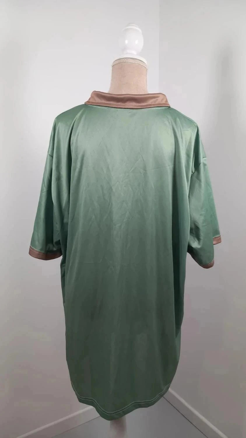 Polo Homme Neuf 4XL - Vert Sapin & Col Satiné Beige - Golf / Décontracté – taille 4XL 5