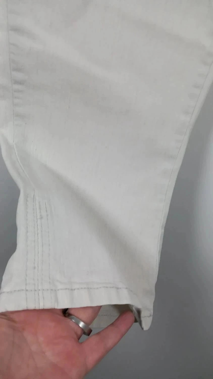 Pantacourt en Jean Blanc Swallow jeans - Taille L - État Neuf – Swallow Jeans – taille L / 40 / 12 3
