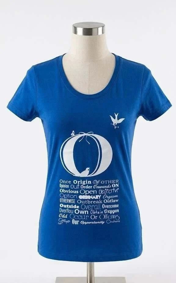 Tee-shirt Graphique Bleu Roi - Agathe Velmont - Taille 1 – Agathe Velmont – taille S / 36 / 8