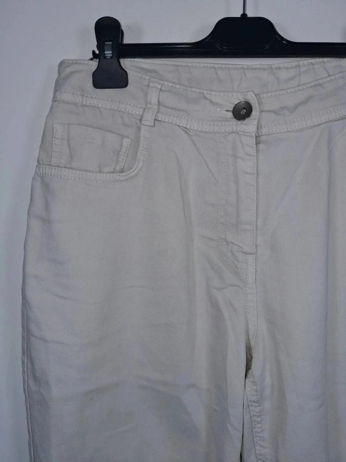 Pantacourt Casual M&S Écru / Crème – Taille 44 – M&S Mode – taille XXL / 44 / 16 3