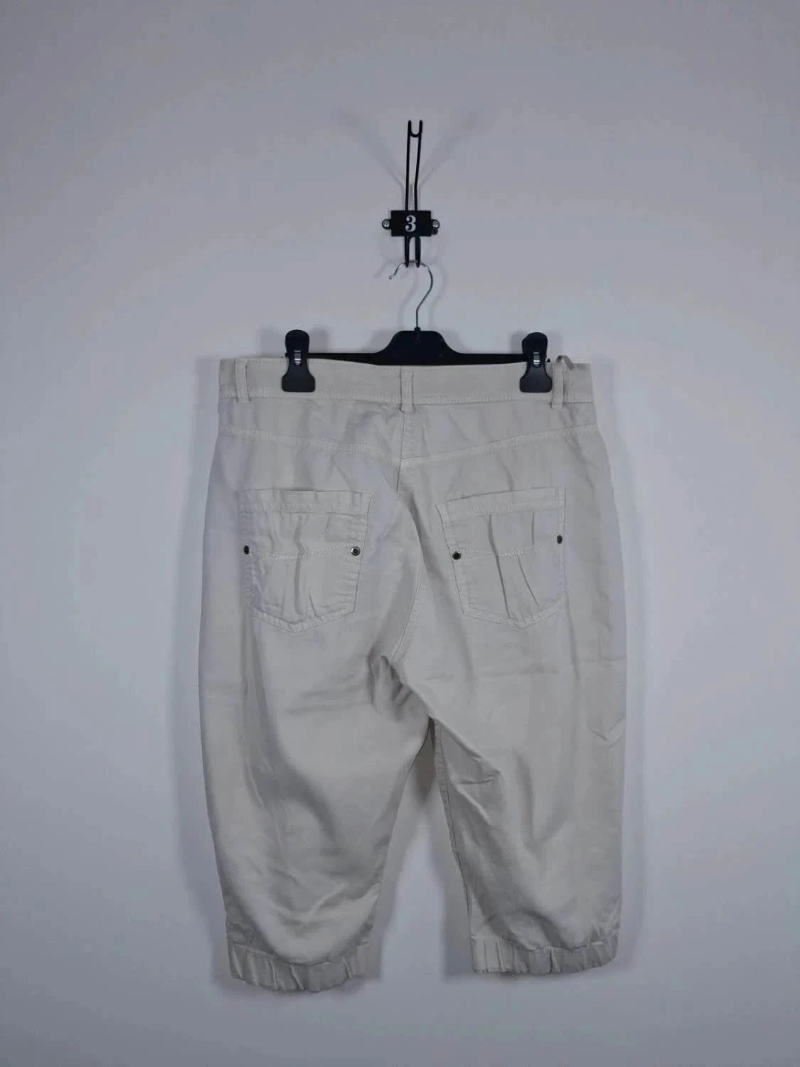 Pantacourt Casual M&S Écru / Crème – Taille 44 – M&S Mode – taille XXL / 44 / 16 5