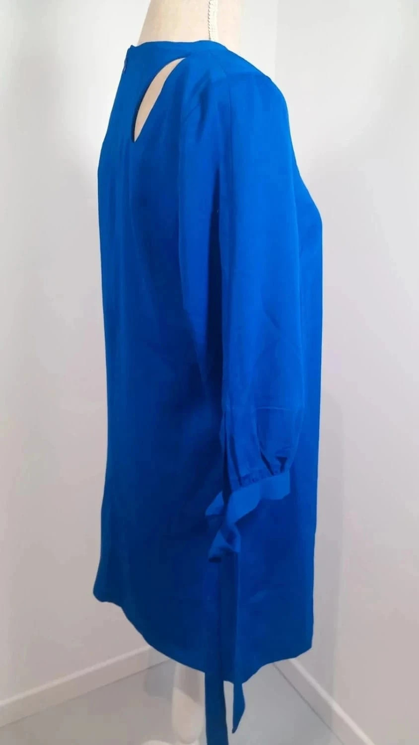 Longue Tunique/Robe courte NEUVE - T. 40 - Mademoiselle R (La Redoute) - Bleu Roi Découpes – Mademoiselle R – taille L / 40 / 12 5