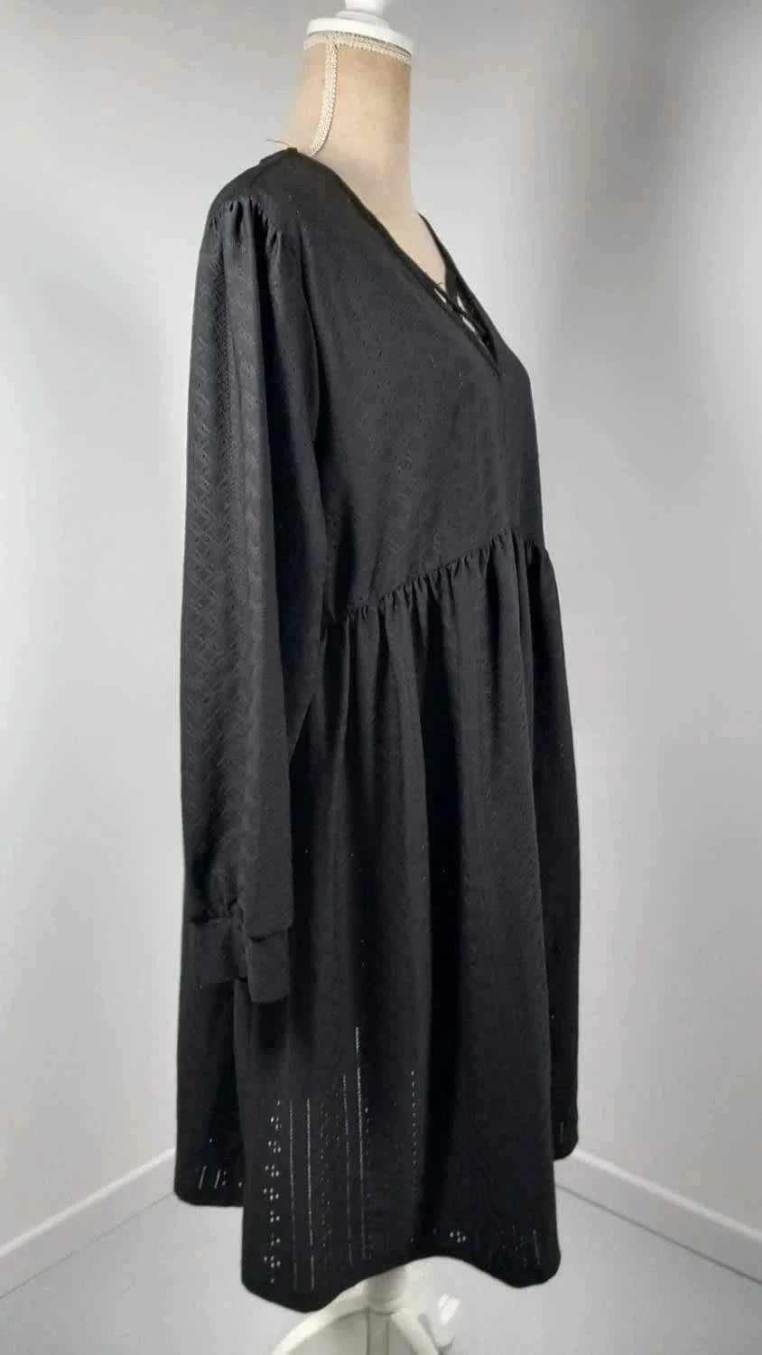 🖤 Petite Robe Noire Fluide & Légère - Shein Curve - Taille 54 – Shein – taille 7XL / 54 / 26 5