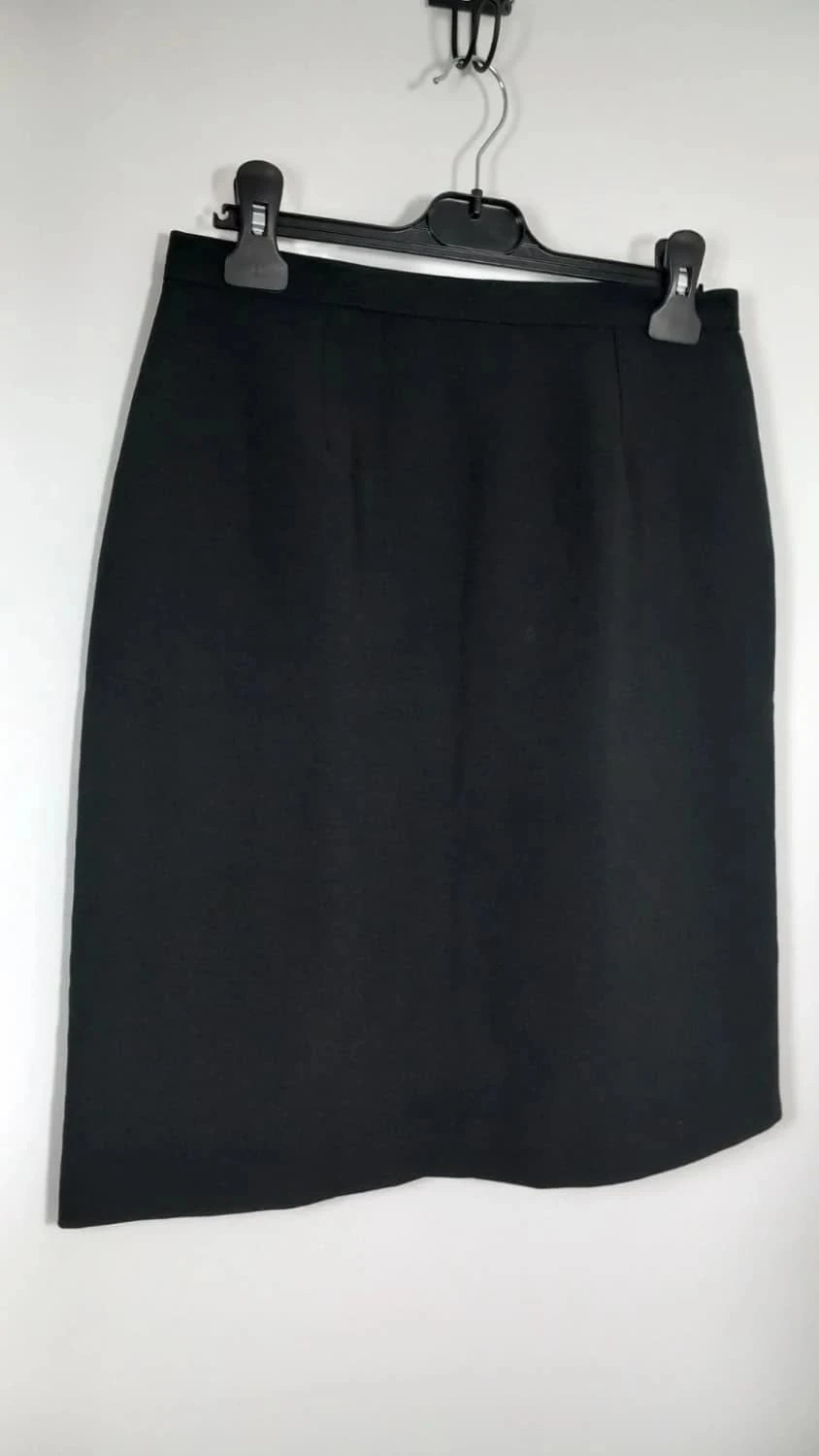 Jupe Crayon Noire Chic - Taille 38 - Neuve - Coupe Droite Business & Élégante – taille M / 38 / 10 2
