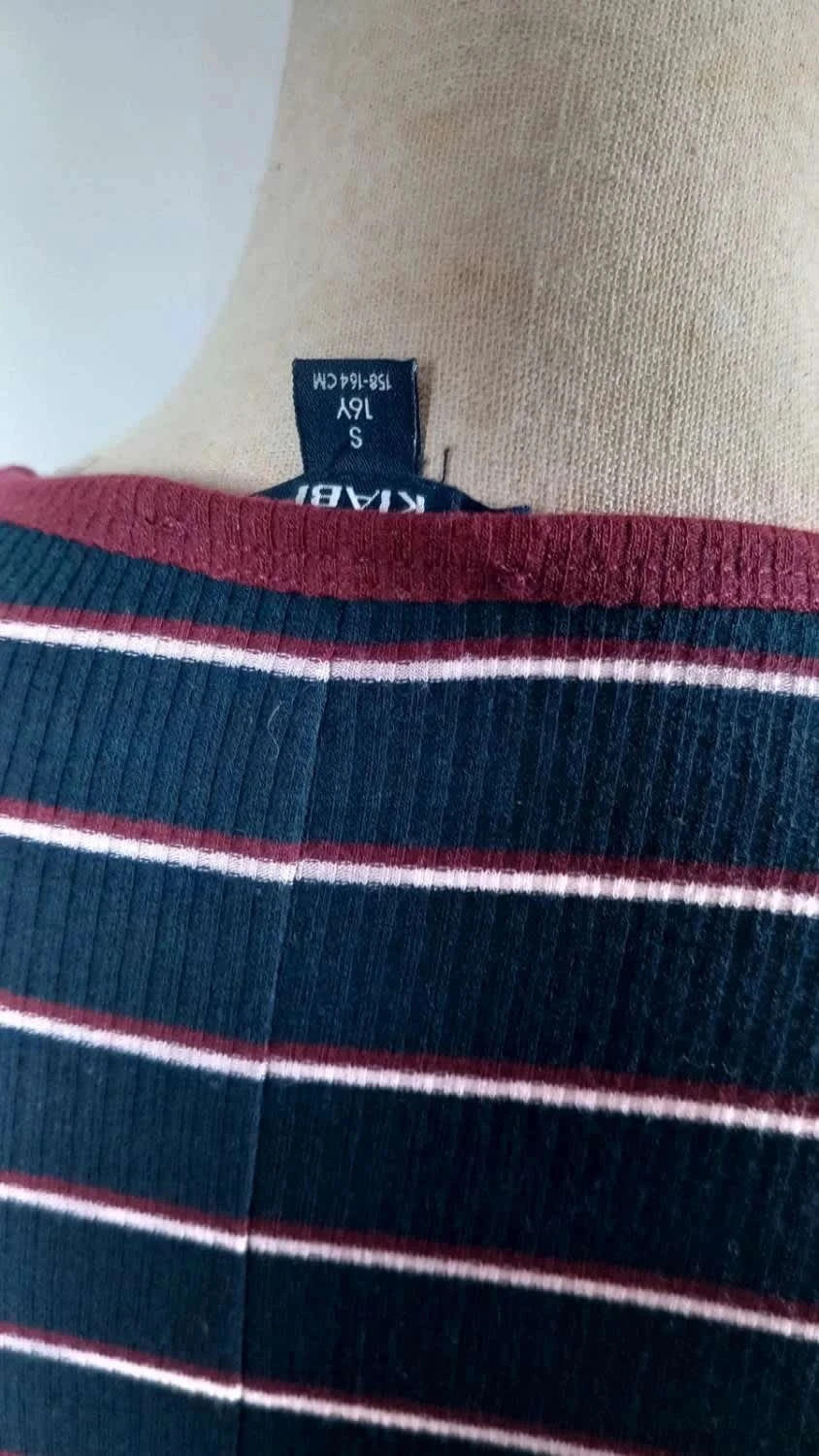 Robe Marinière KIABI Bleue et Rouge – Taille S – Kiabi – taille S / 36 / 8 5