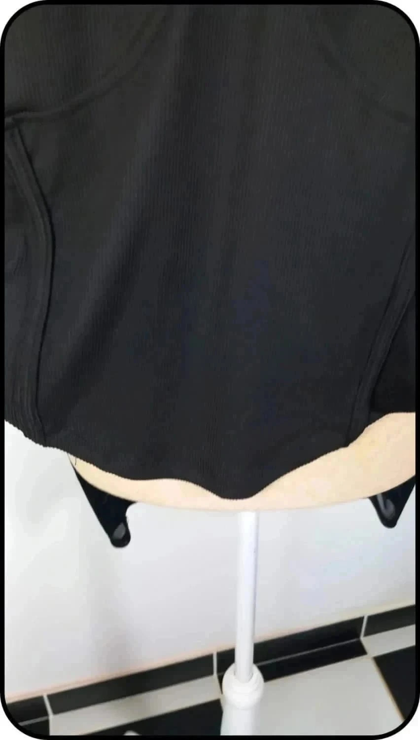 Top bustier noir résille gothique rock shein neuf t.54/56+ – Shein – taille 7XL / 54 / 26 3