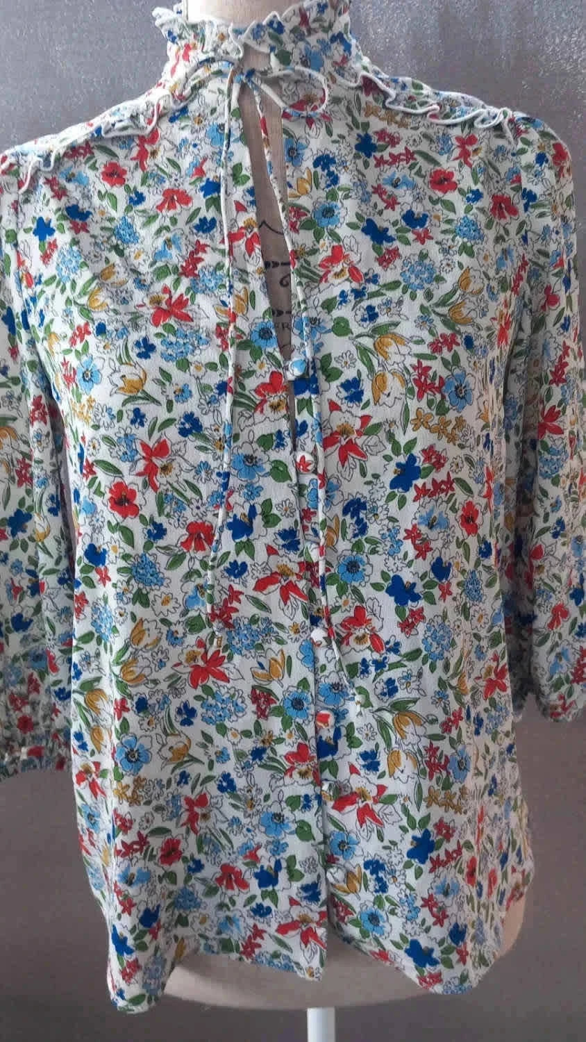 Sublimissime Chemise Mango Neuve - Style Rétro taille xs – Mango – taille XS / 34 / 6 5