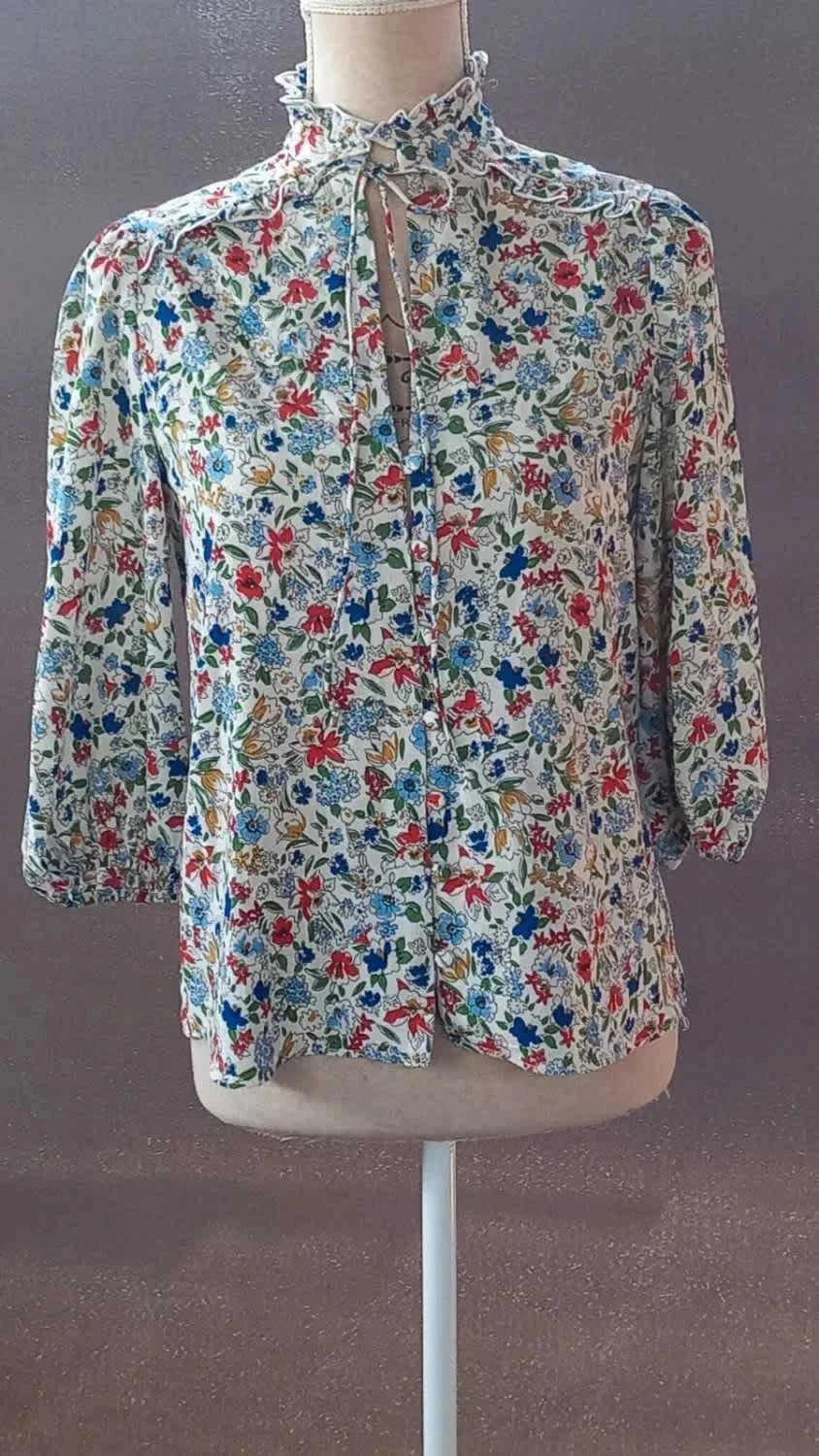 Sublimissime Chemise Mango Neuve - Style Rétro taille xs – Mango – taille XS / 34 / 6 2