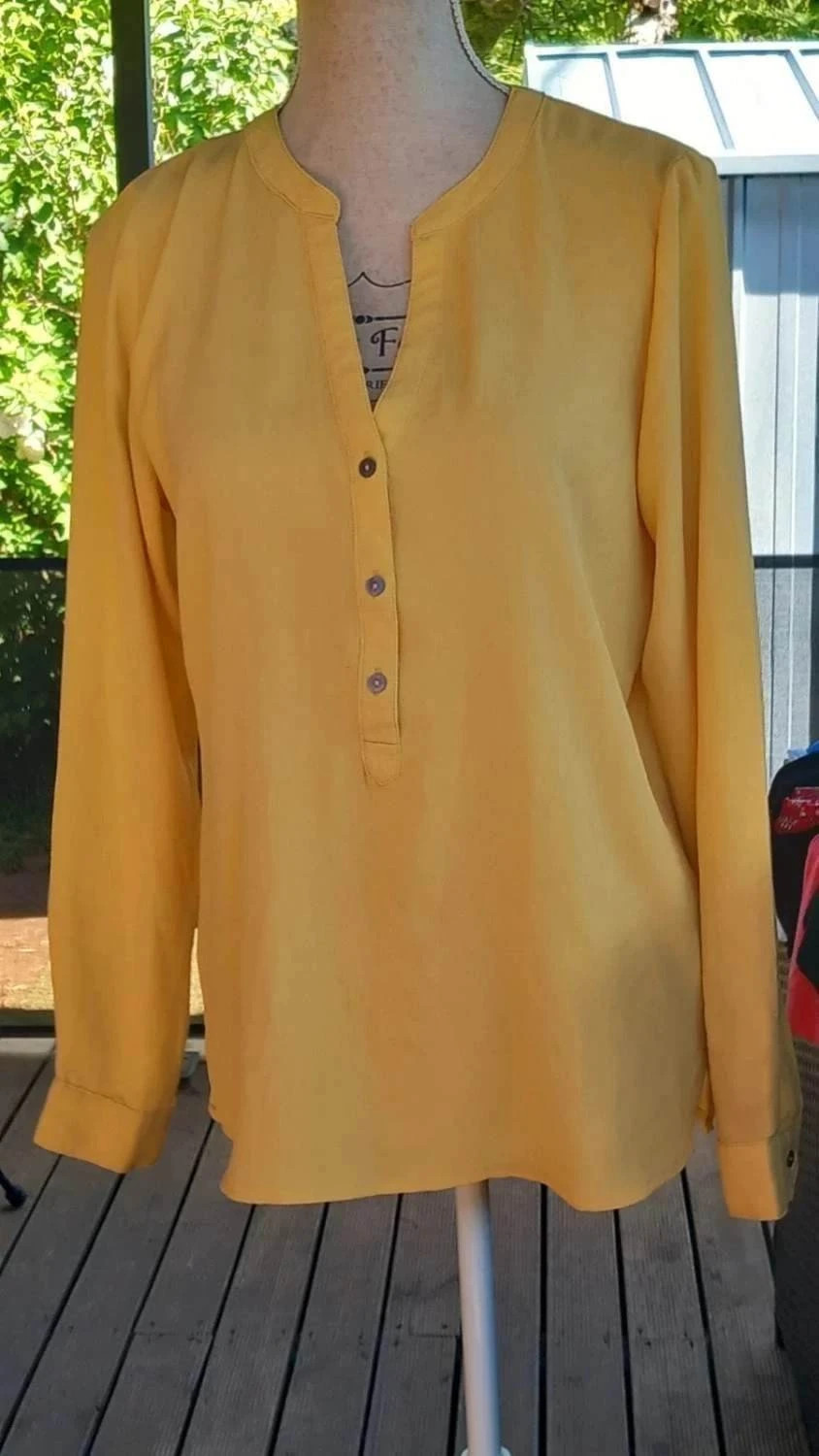Superbe Blouse Jaune Moutarde - Jacqueline de Yong (JDY) - T36 – Jacqueline de Yong – taille S / 36 / 8 2