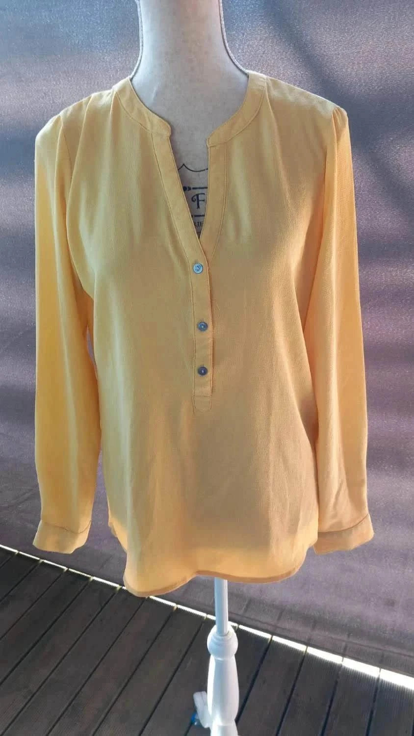 Superbe Blouse Jaune Moutarde - Jacqueline de Yong (JDY) - T36 – Jacqueline de Yong – taille S / 36 / 8 3