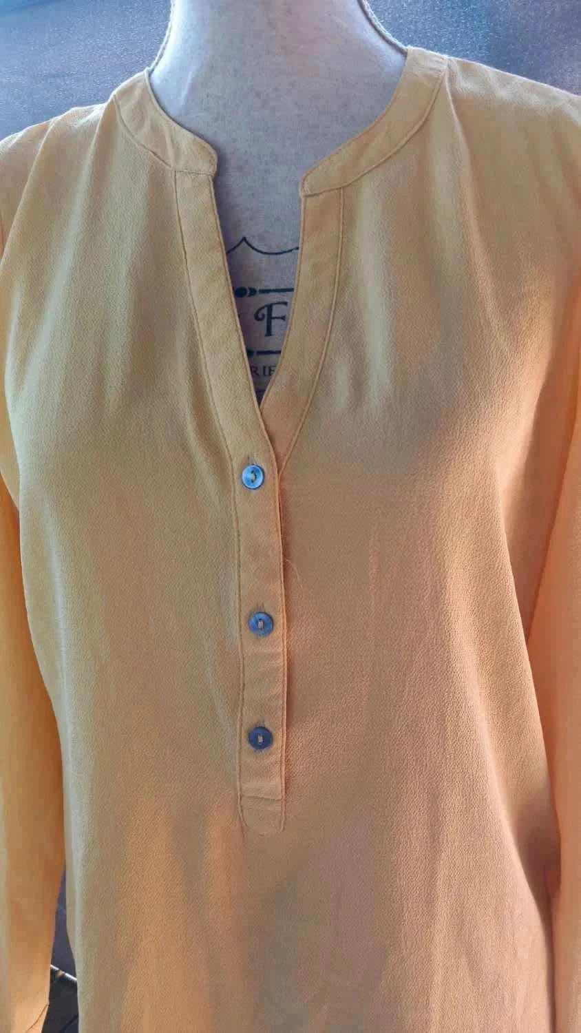 Superbe Blouse Jaune Moutarde - Jacqueline de Yong (JDY) - T36 – Jacqueline de Yong – taille S / 36 / 8 4