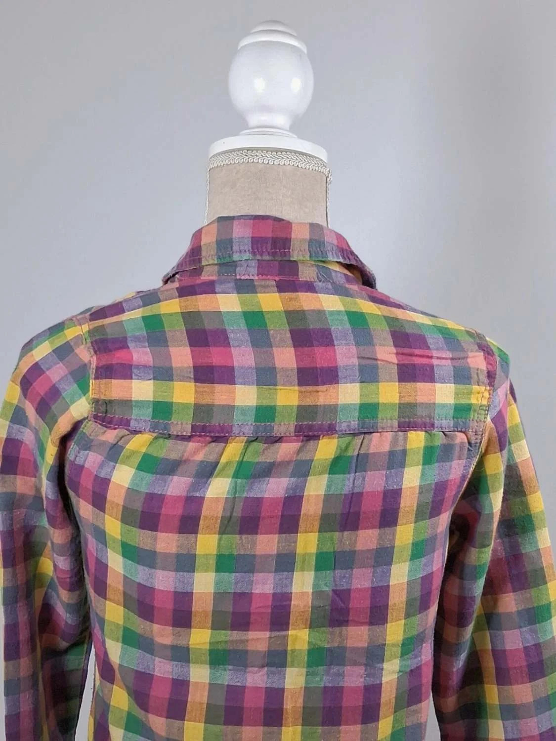🌈 Chemise Vintage "Rainbow" Jennyfer – Taille S – Vintage Dressing – taille S / 36 / 8 5