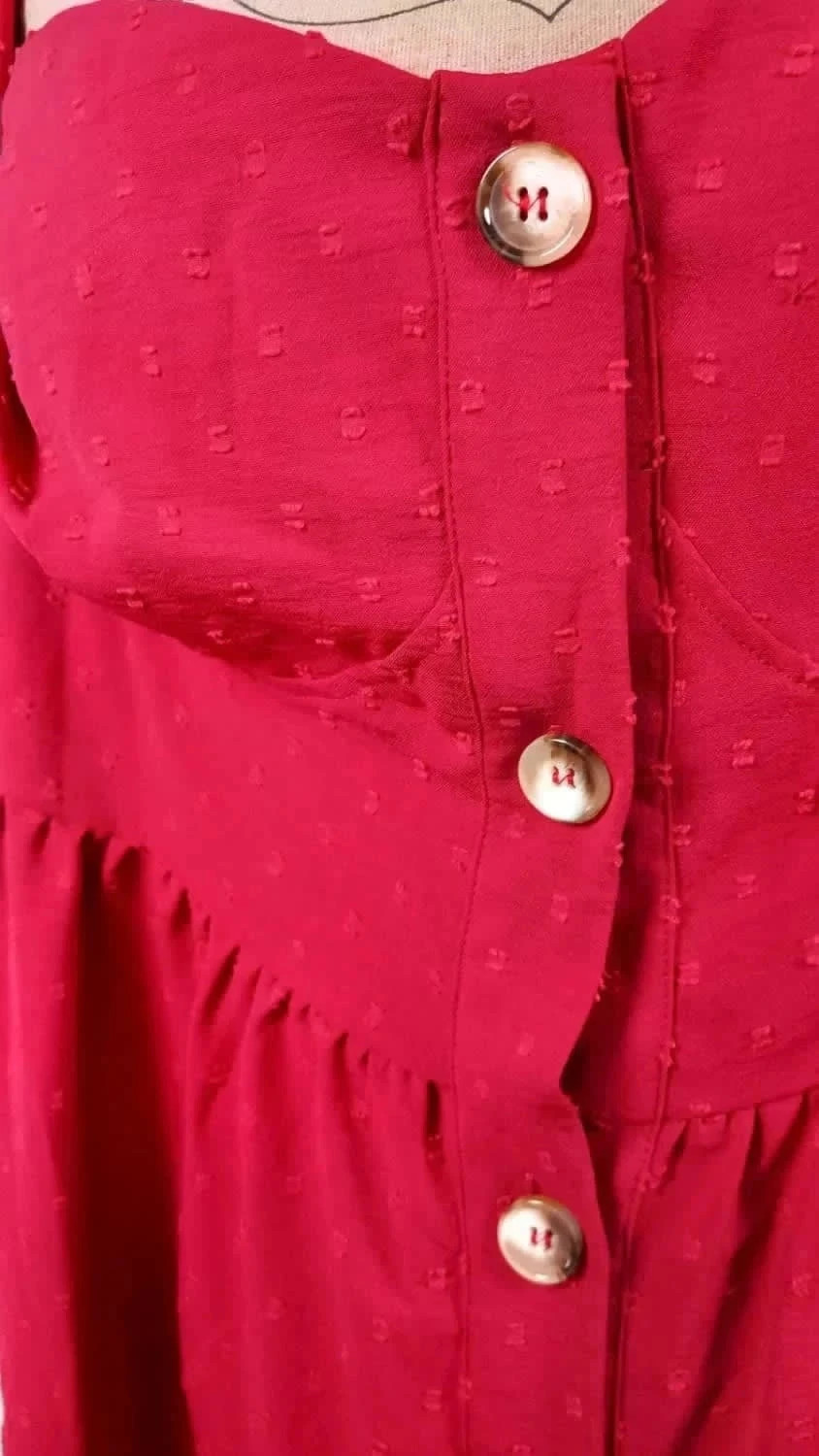Robe SHEIN Rouge à Bretelles – Taille 54/56/58 – Neuve & Sexy – Shein – taille 7XL / 54 / 26 3