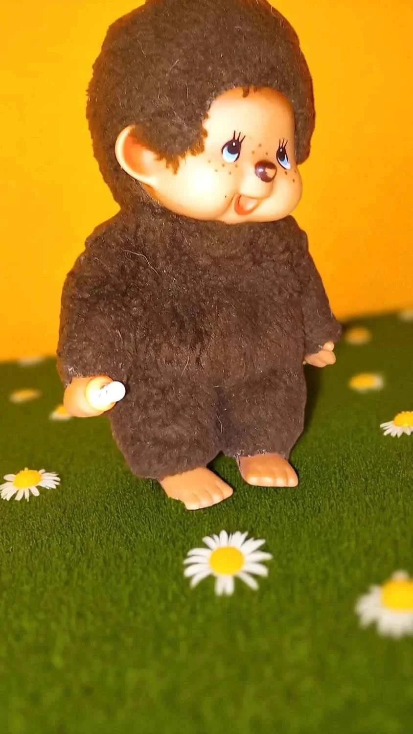 Vintage AJENA France Peluche Kiki authentique 80’s Monchhichi Sekiguchi 1ere Gen🍒 – Collection – taille Taille unique 3