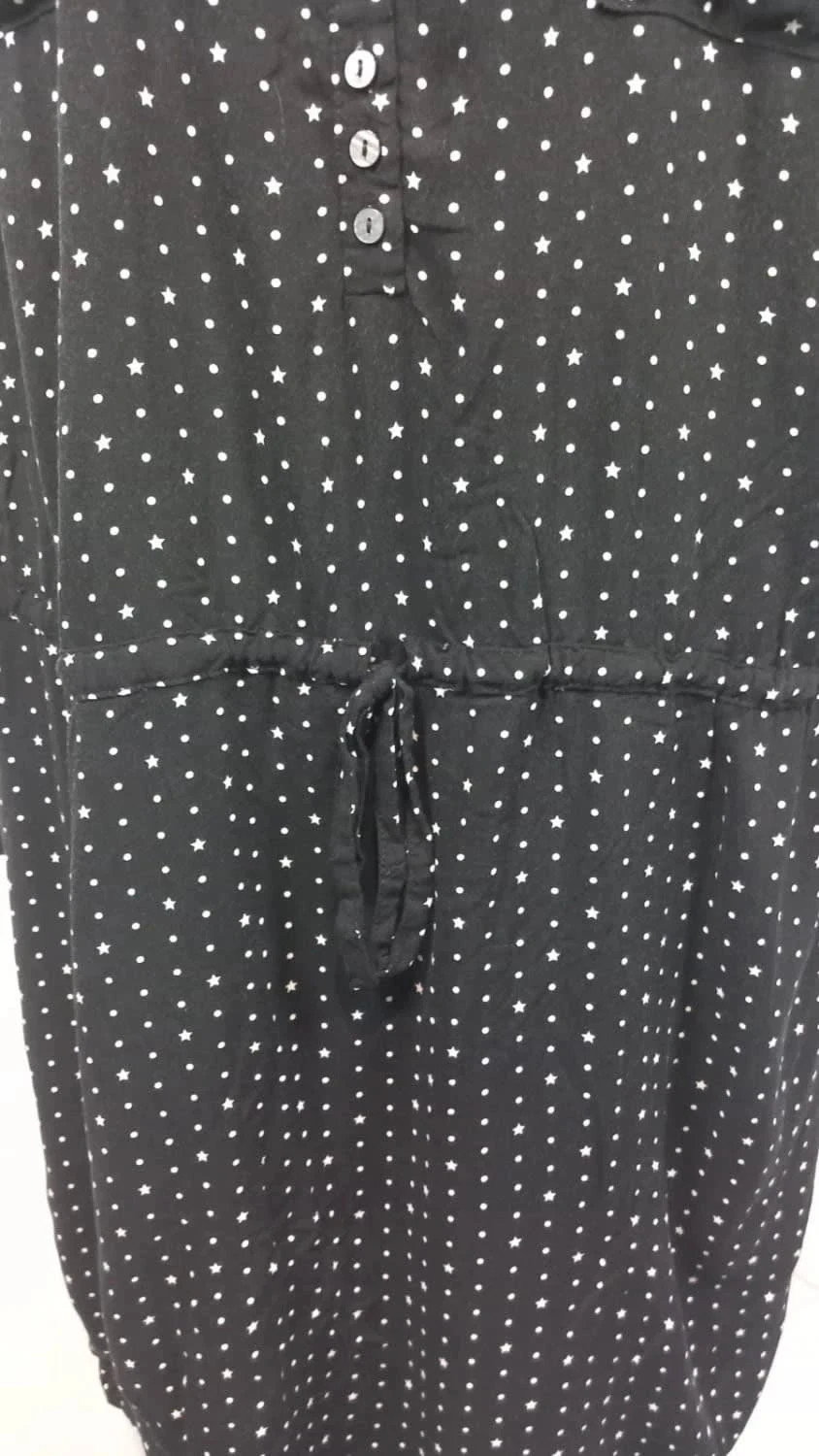 Robe/Tunique Noire "Étoiles" - Bonprix - T. 54 – Bonprix – taille 7XL / 54 / 26 4