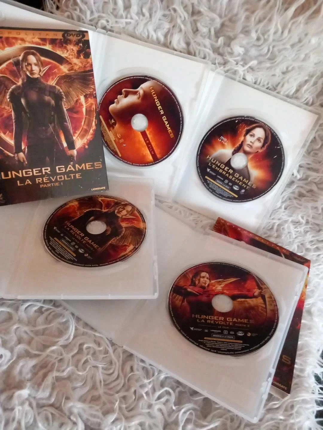 📀Lot 4 dvd Hunger Games intégral📀 2