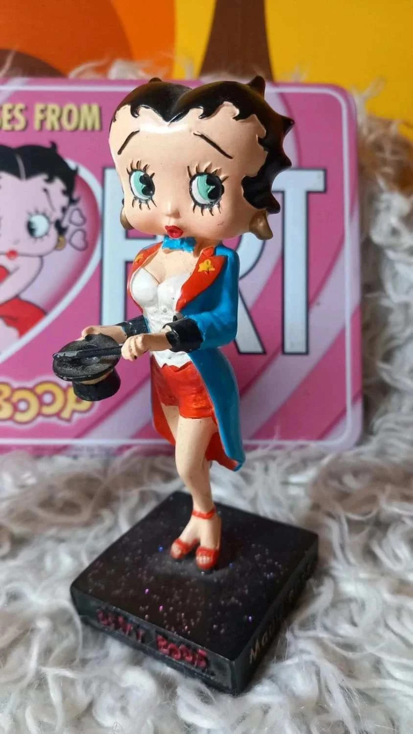 🍒Lot figurines Betty Boop avec sa plaque émaillée🍒 – taille Taille unique 5