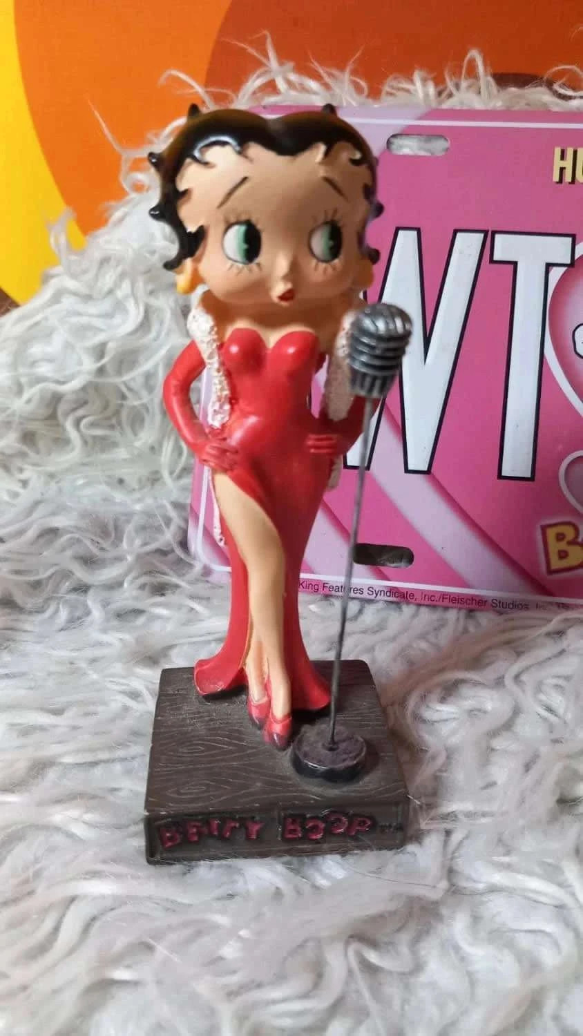 🍒Lot figurines Betty Boop avec sa plaque émaillée🍒 – taille Taille unique 3