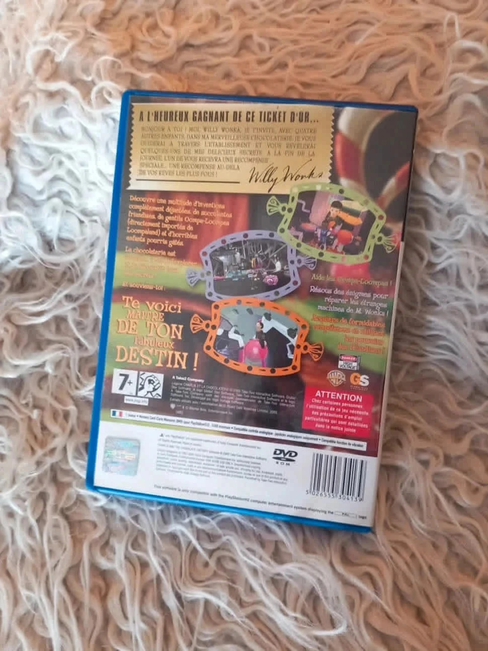 🍫Charlie Et La Chocolaterie - Sony PlayStation 2 (Ps2) Complet 2