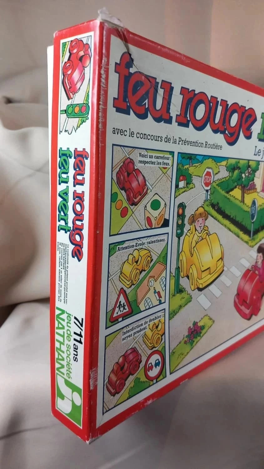 🚦 Jeu de Société Vintage Nathan "Feu Rouge, Feu Vert" (1987) 🚗 – Nathan 2