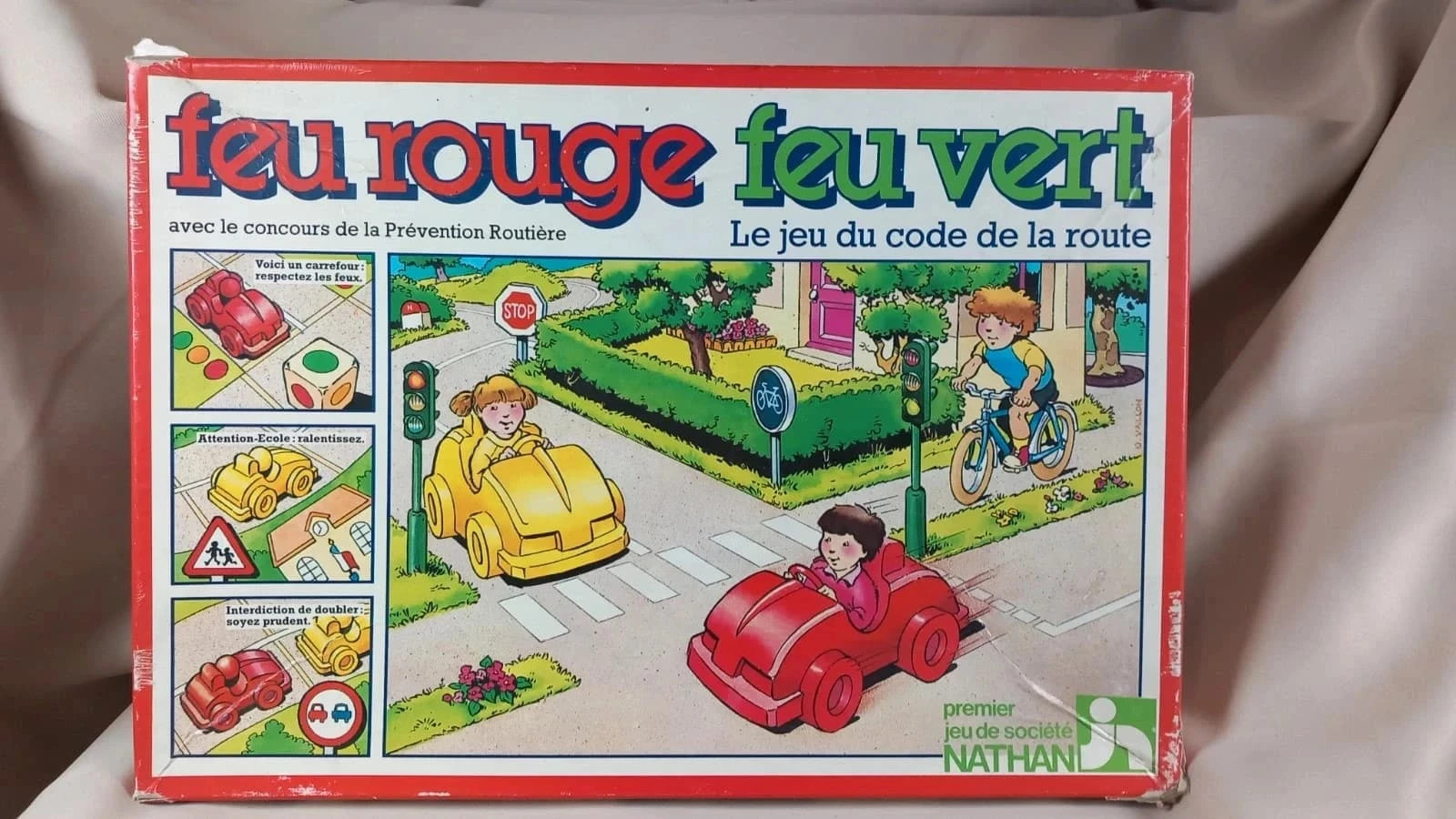 🚦 Jeu de Société Vintage Nathan "Feu Rouge, Feu Vert" (1987) 🚗