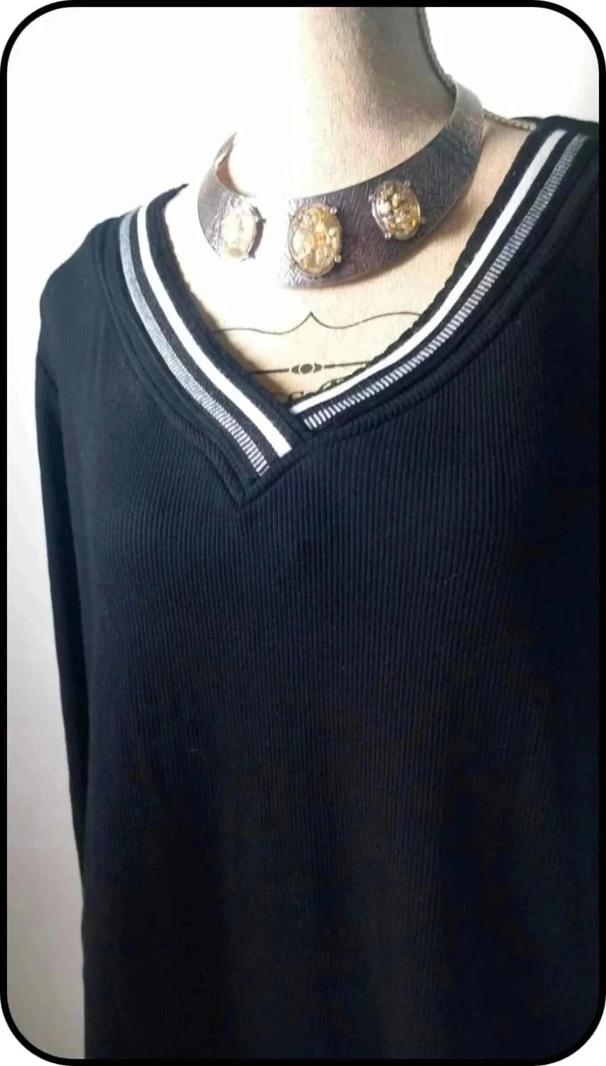 🌸Pull légé avec effet de superposition marque Jean Marc Philippe taille 52🌸 – Jean-Marc Philippe – taille 6XL / 52 / 24 2