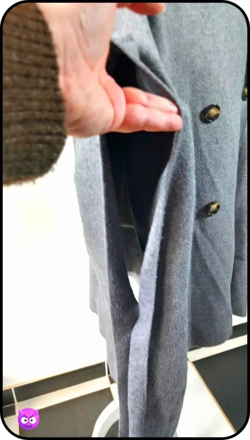 Zara Manteau Veste Cape Poncho col fausse fourrure grise taille – Zara – taille Taille unique 5